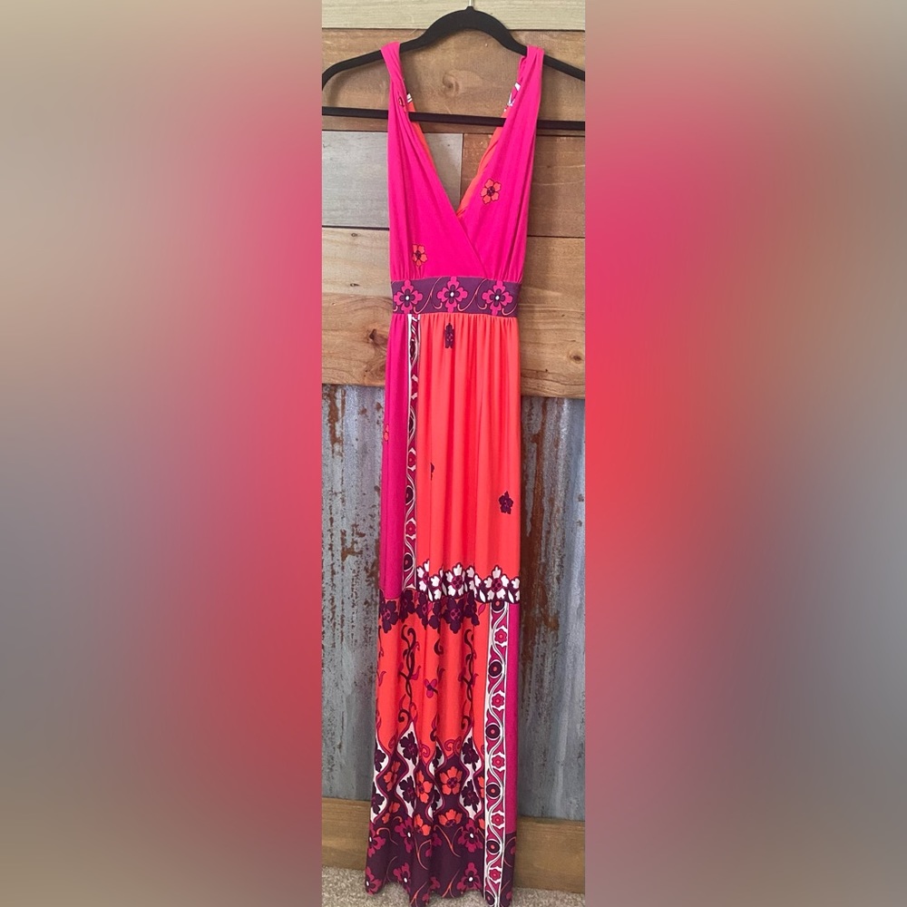 Cache size 2 maxi dress